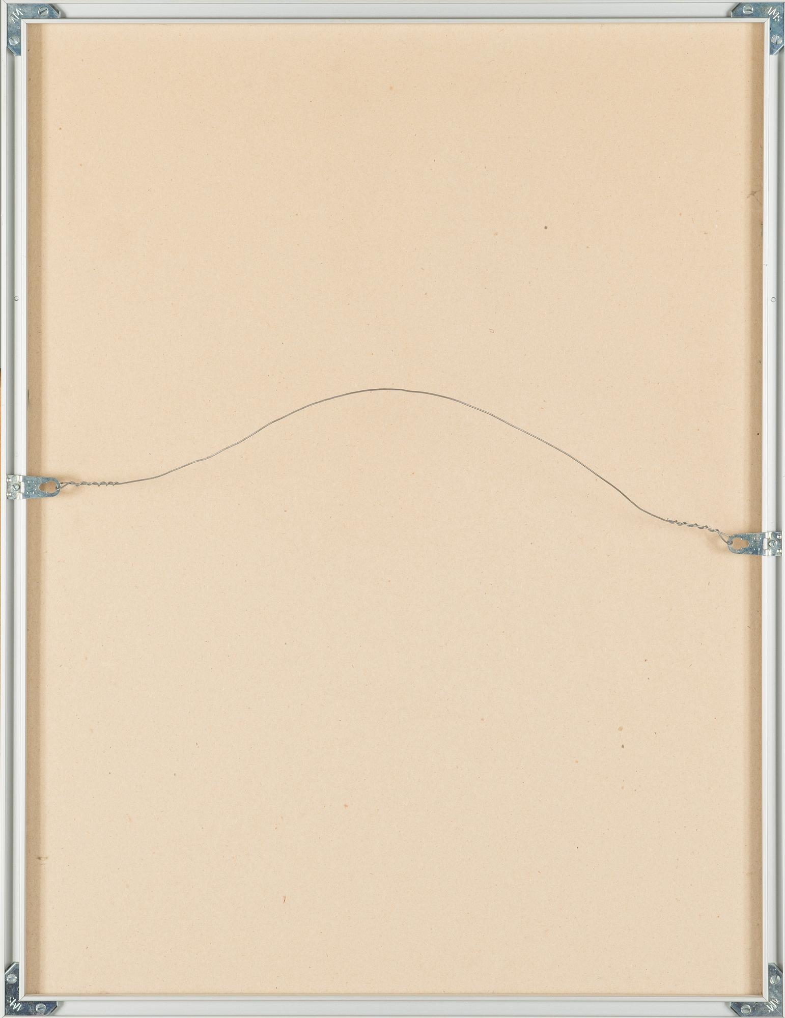 Frans Toikkanen, etsaus, signeerattu ja päivätty -91, merkitty E.d.a IV.