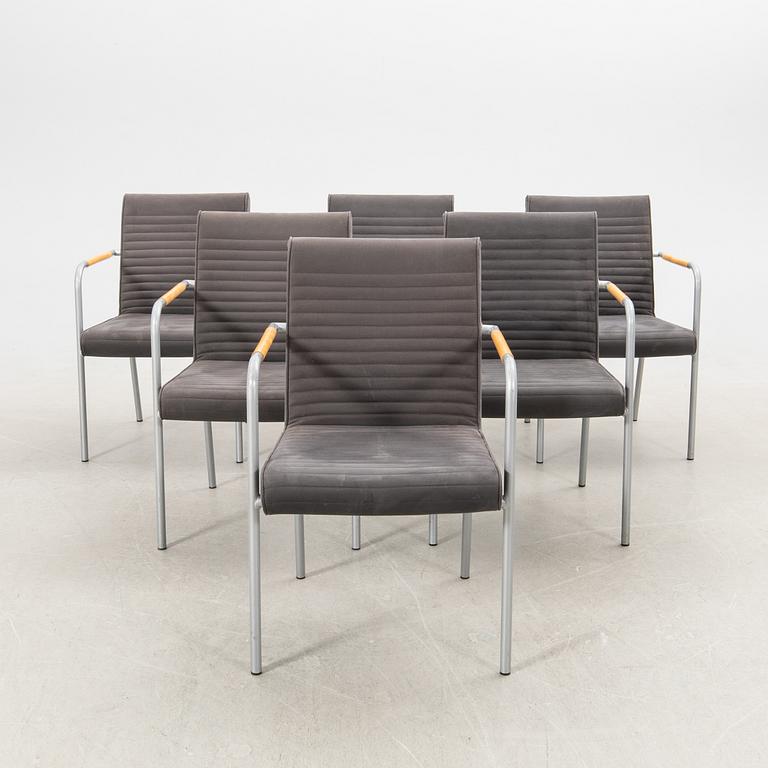 Chairs, 6 pcs, Offecct, Quilt.