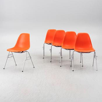 Charles & Ray Eames, five 'DSS' chairs, Vitra.