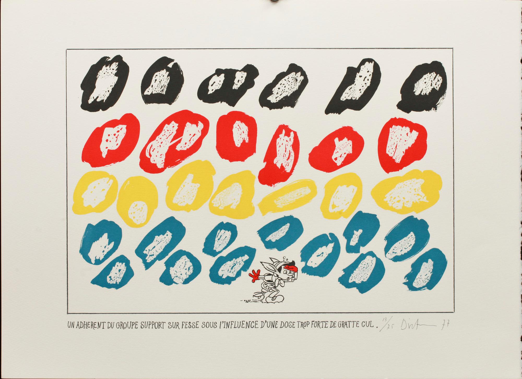 ERIK DIETMAN, mapp med 10 färglitografier, sign, dat -77 och numr 13/75.