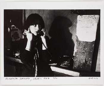 David Godlis · DAVID GODLIS, fotografi, signerat och numrerat 2/100. "Roberta Bayley at CBGB´S, 1977".