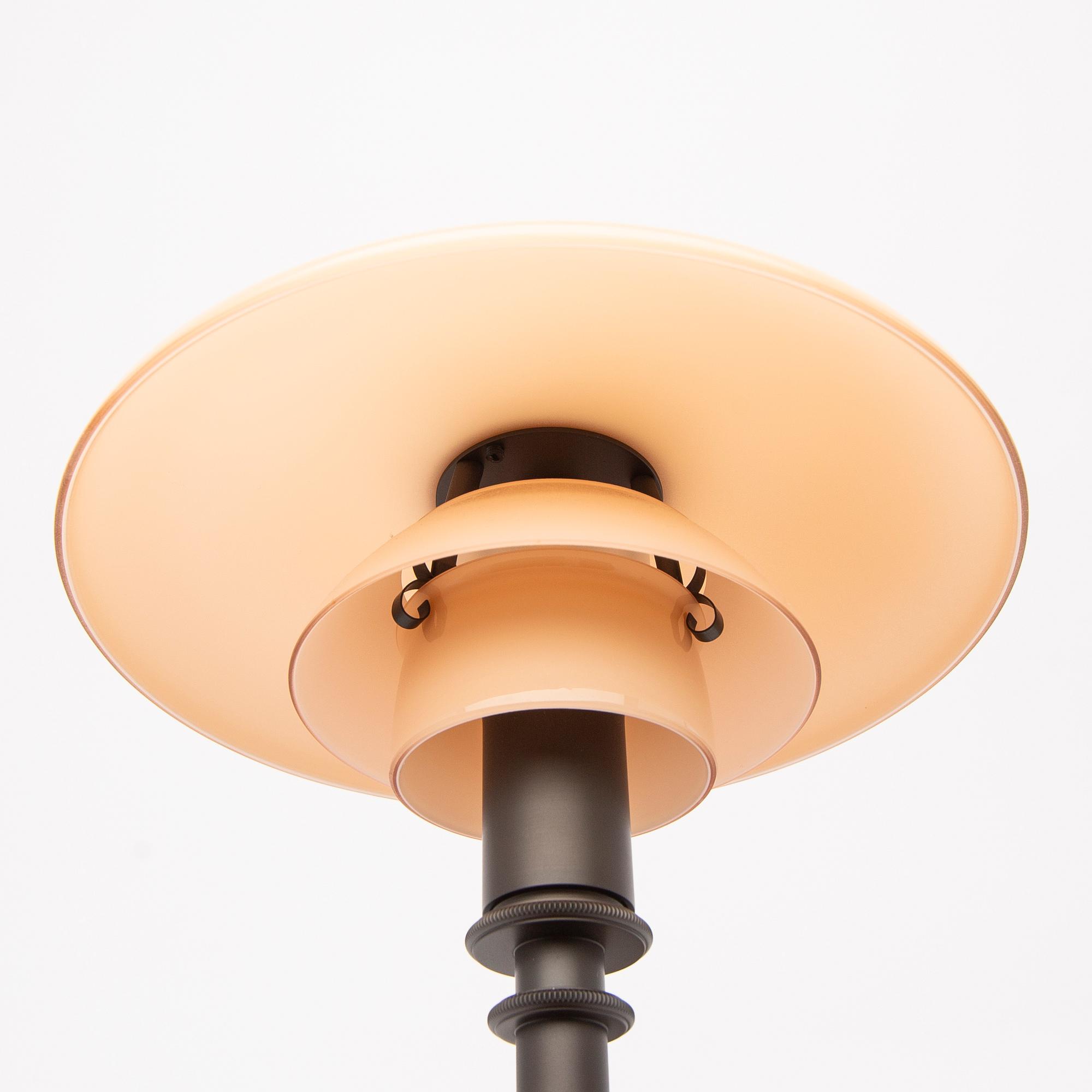 Poul Henningsen, Table lamp, "PH2/1 Dusty Terracotta", Louis Poulsen, Denmark, Limited Edition, 2024.