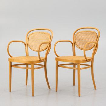 Karmstolar, ett par, Thonet. 1900-talets andra hälft.
