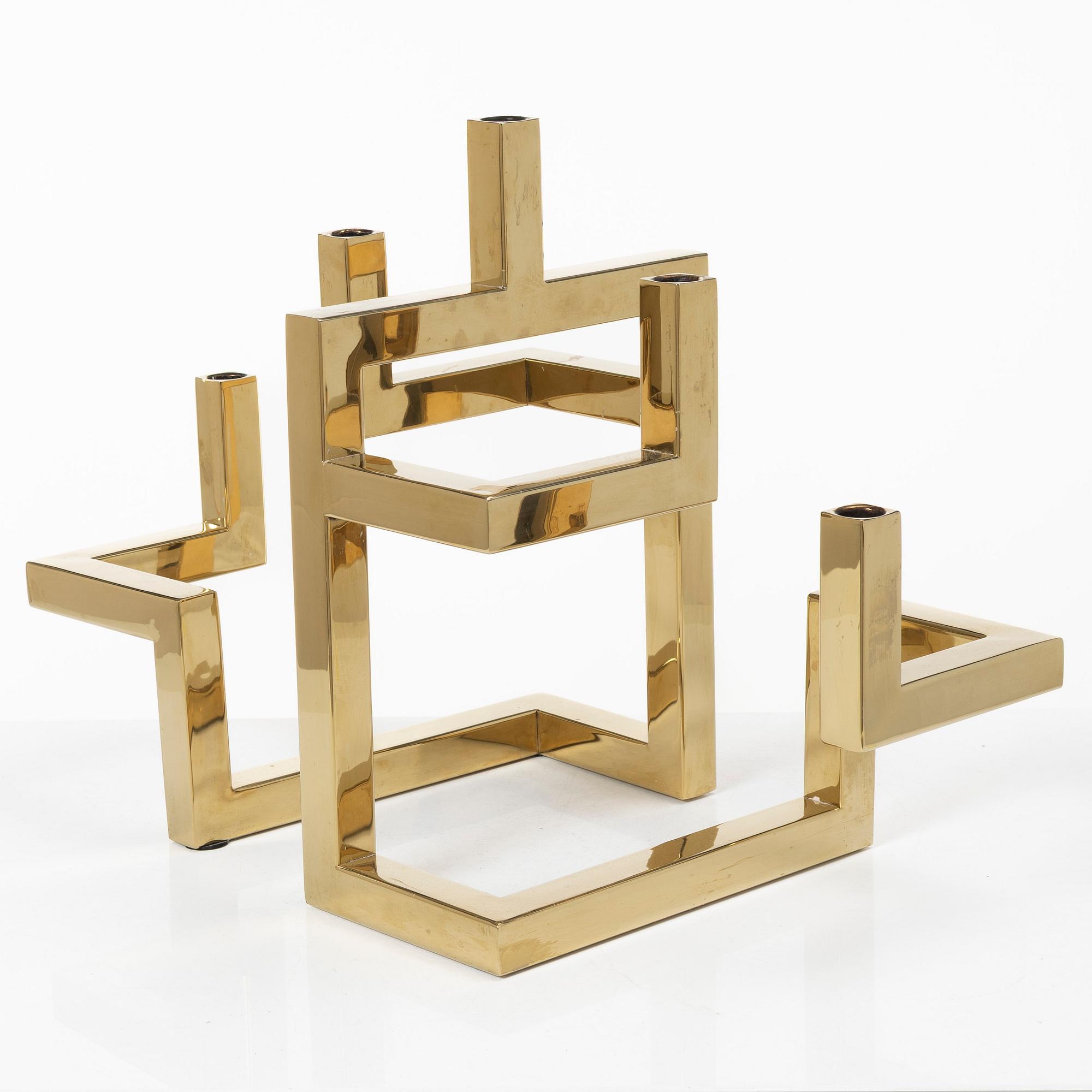 A 'Skyline' candelabrum, Eichholtz, contemporary.