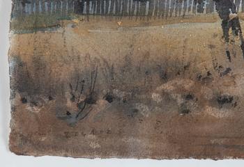 Stanislaw Zoladz, watercolour, signed.