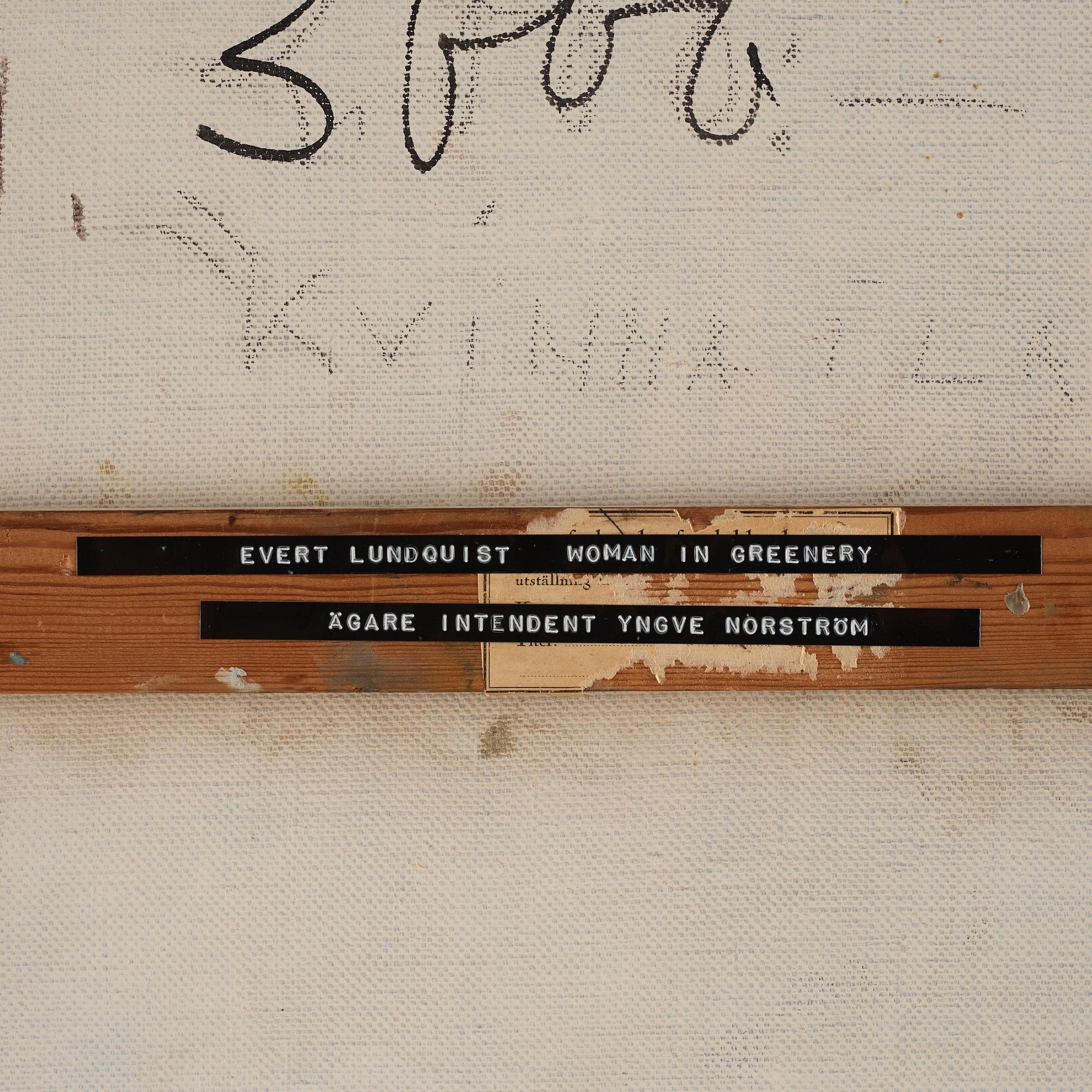 Evert Lundquist, "Kvinna i landskap".