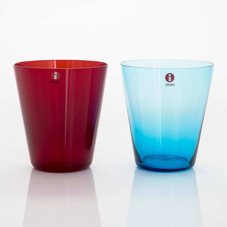 Kaj Franck, laseja, 12 kpl, 100-vuotisjuhlavuosi, "Kartio", Iittala 2011.