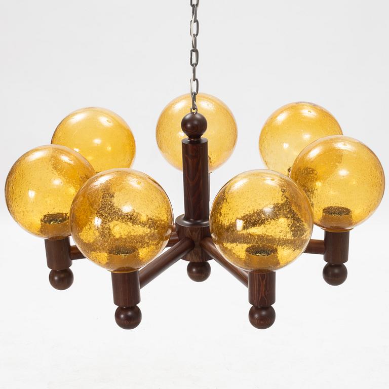A large ceiling light, Luxus, 1970s.