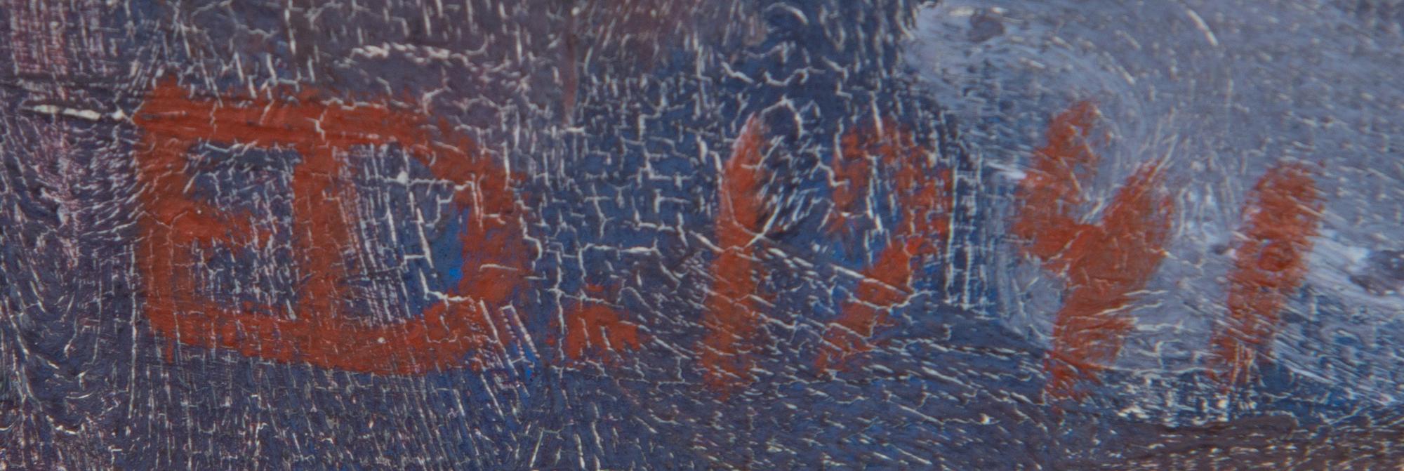 Emil Edvard Danielsson, oil on canvas, signed and dated -41.