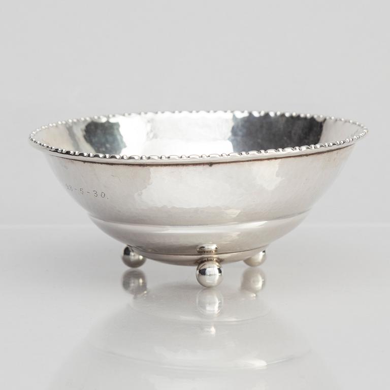 A Danish Silver Bowl, mark of Laurits Berth, Copenhagen 1929.