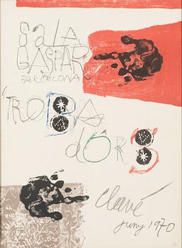 Antoni Clavé, lithograph, signed and marked HC.