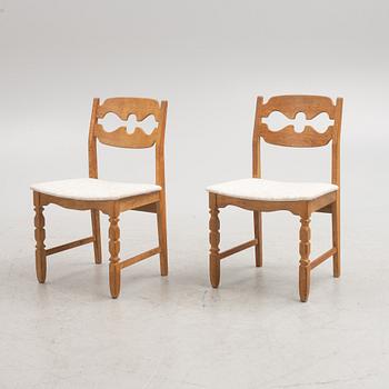 Henning Kjaerulf, stolar 6 st "Razor Blade", Danmark, 1900-talets andra hälft.