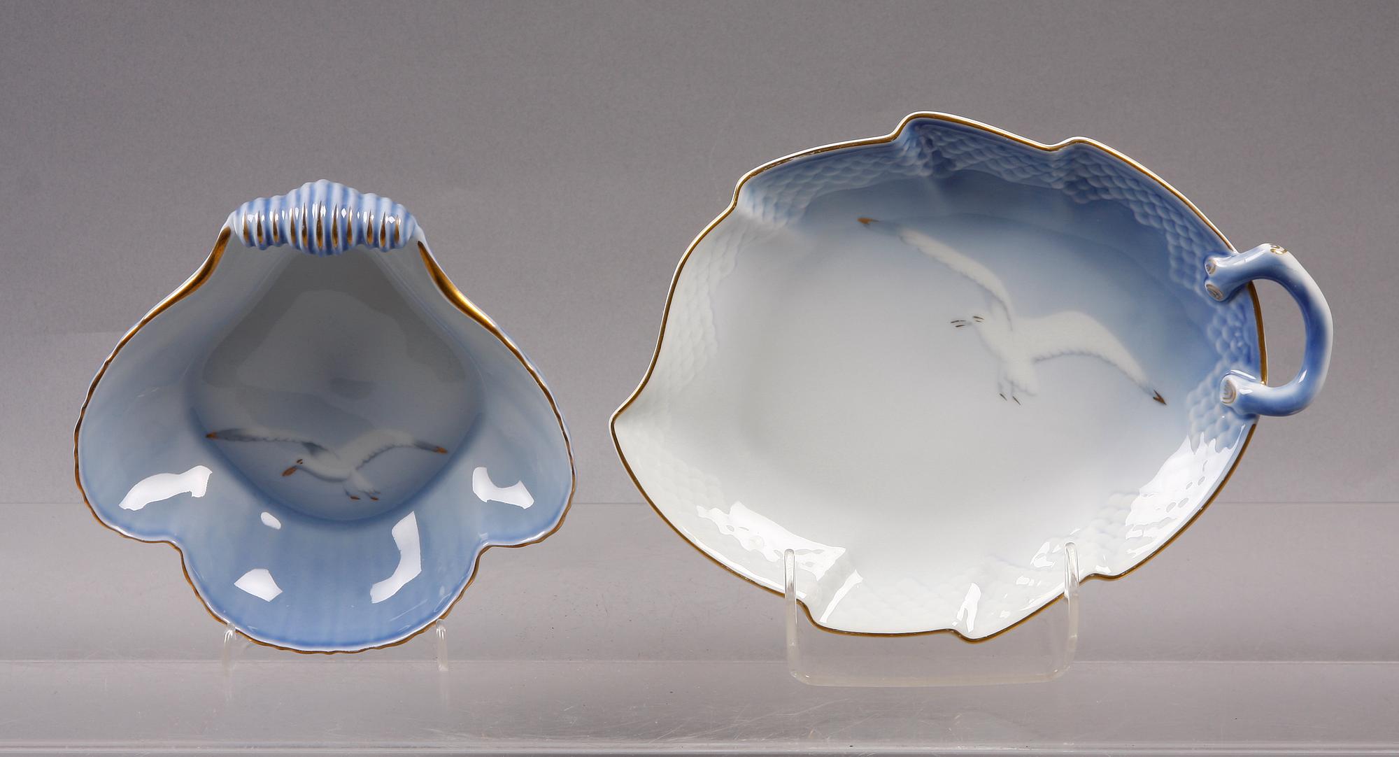 MAT- OCH KAFFESERVIS, 135 delar, porslin, "Måsen", Bing & Gröndahl,