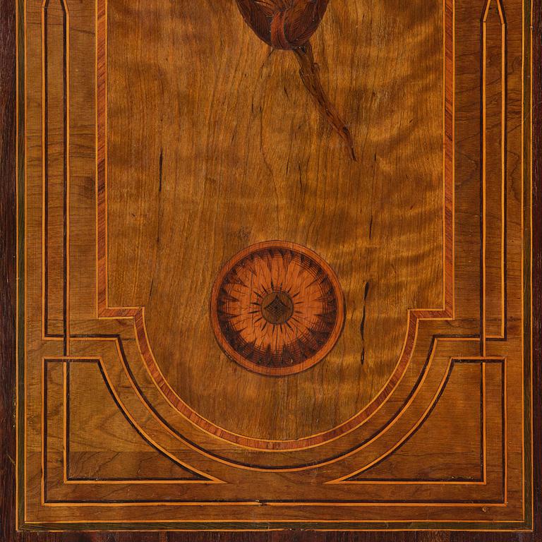 A Gustavian 18th century secretaire by Gottlieb Iwersson, master 1778, not signed.