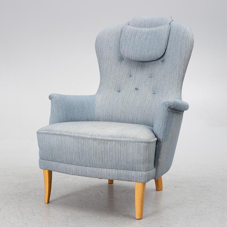 Carl Malmsten, a 'Farmor' easy chair, OH Sjögren Tranås second part of the 20th century..