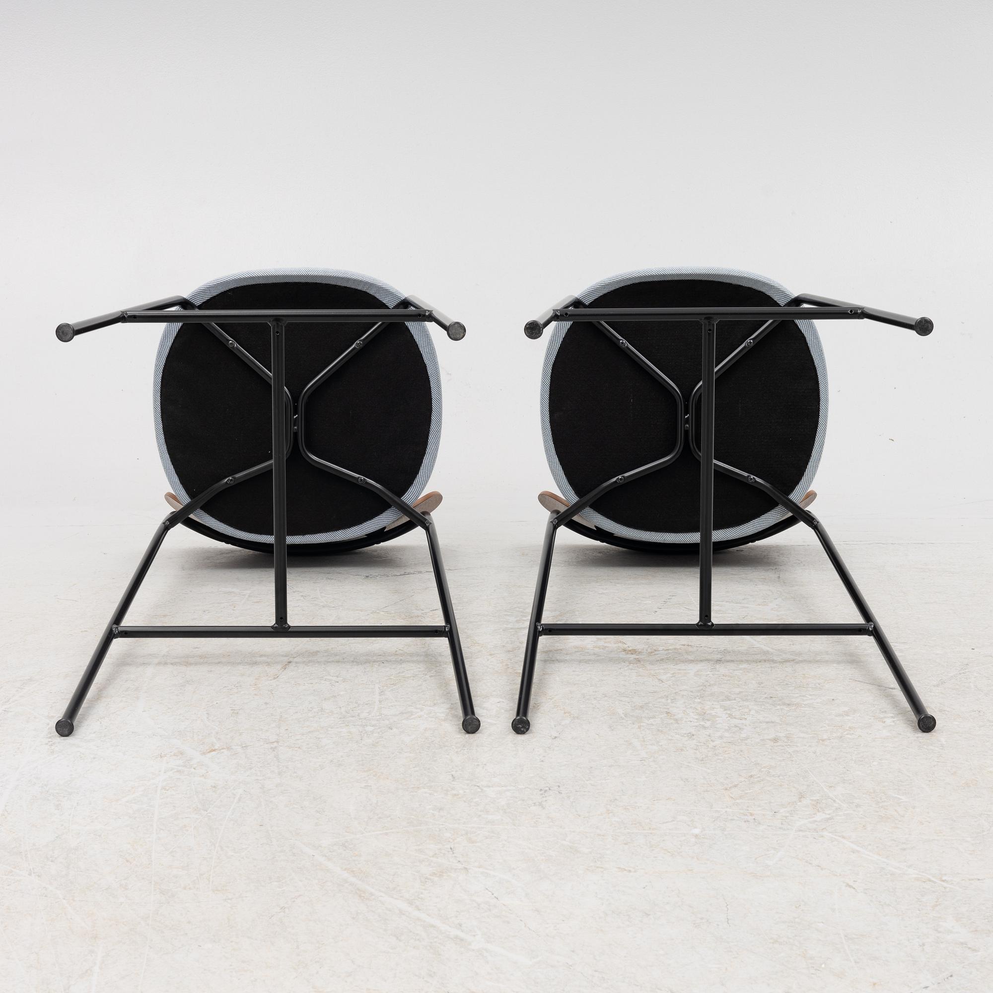 Anderssen & Voll, a pair of 'Pavilion AV8' bar chairs, &Tradition, Denmark.