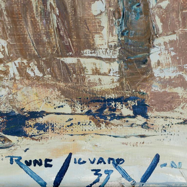 RUNE SIGVARD, olja på duk, sign o dat -37.