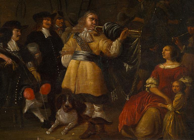 Anthonie Palamedesz., circle of, Anthonie Palamedesz, his circle, The Guards.