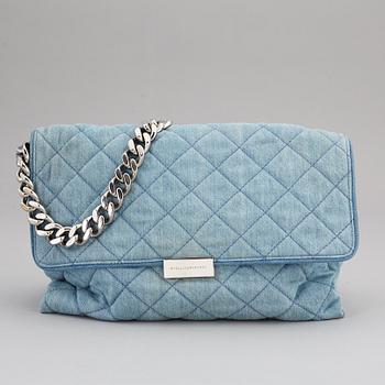 STELLA MCCARTNEY, a denim handbag.