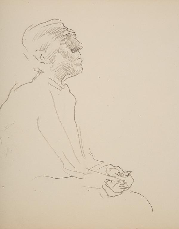 Lotte Laserstein, Man i profil.