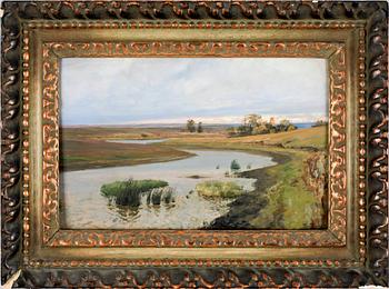 2. Vasili Dimitrevich Polenov, RIVER LANDSCAPE.