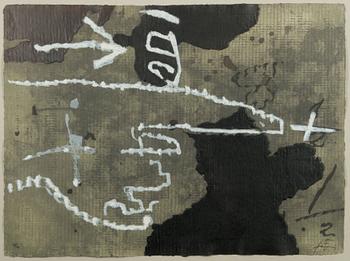 ANTONI TÀPIES, lithograph, signed, numbered 48/99.