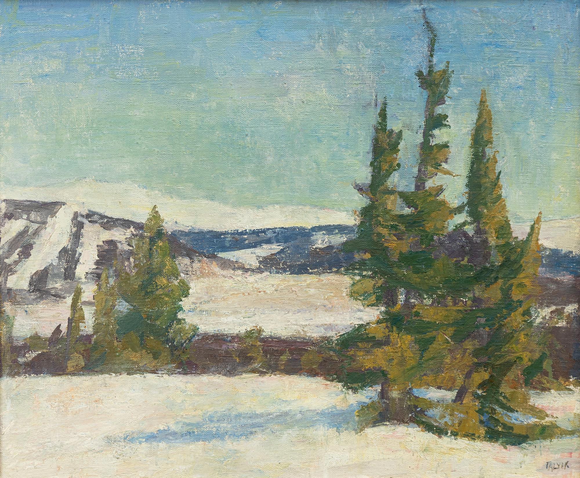 Hermann Talvik, Vinterlandskap.