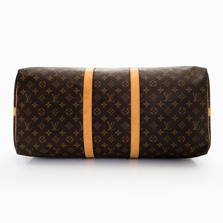 Louis Vuitton, viikonloppulaukku, "Keepall 55 Bandoulière".