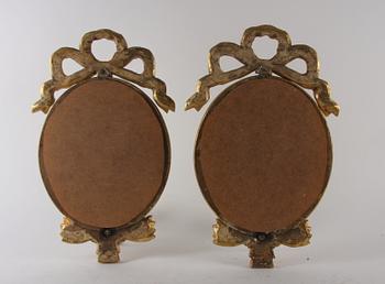 SPEGELLAMPETTER, ett par, gustaviansk stil.
