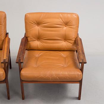 A pair of 'Capella' easy chairs by Illum Wikkelsø.