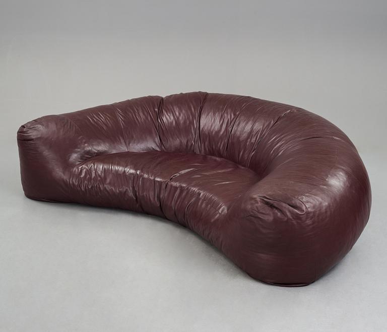 Raphael Raffel, / Raphaël, a "Croissant", sofa, Maison Honoré, Paris 1970's.