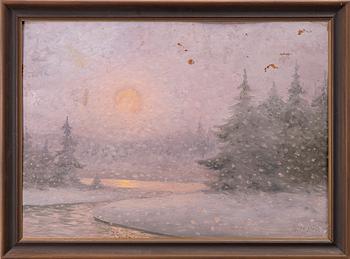 Herman Hägg, Winter motif.