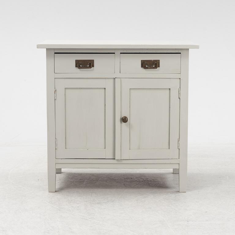 A painted sideboard, circa 1900.