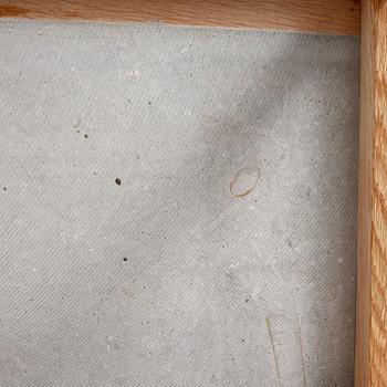 A pair of of oak and limestone tables, 21th century.