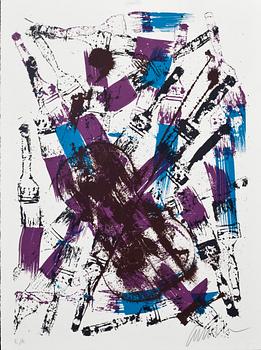 FERNANDEZ ARMAN, färgserigrafi, signerad, EA.