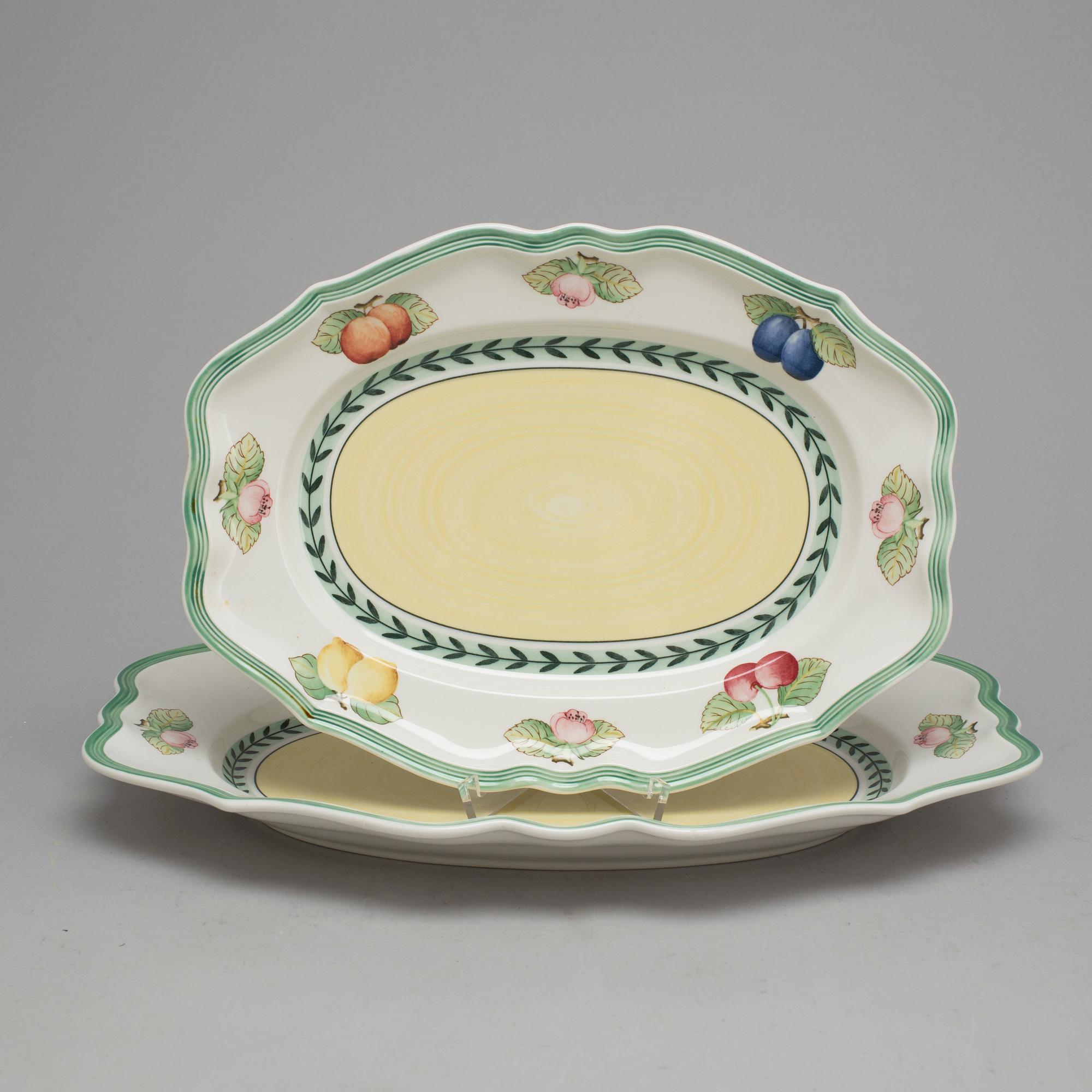 MATSERVIS, 56 delar, porslin, "French Garden", Villeroy & Boch.