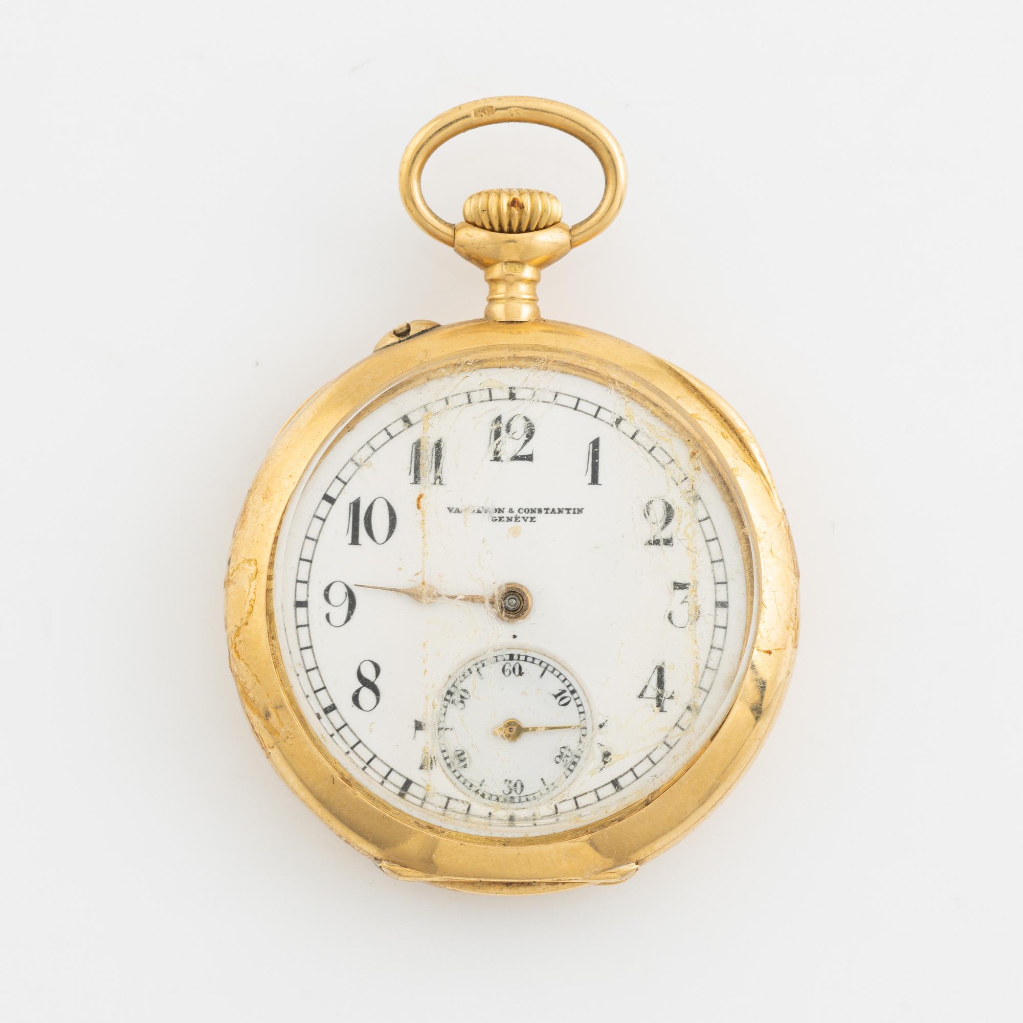 Vacheron & Constantin, Genève, 18K guld, fickur, 32 mm.