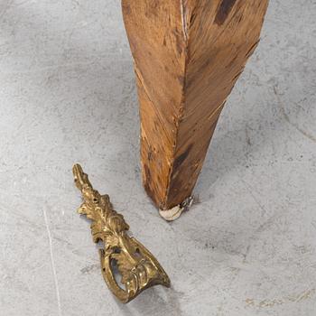 A 19th century, Rococo style display cabinet.
