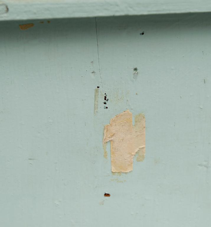 ÖVERSKÅP, allmoge, 1800-talets andra hälft.