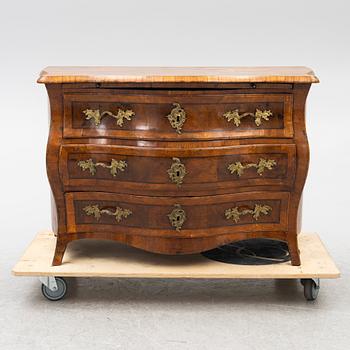 A Rococo chest of drawers, 18th century.