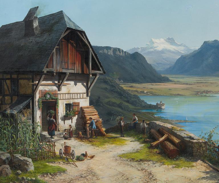 Bertha Schrader, Vuoristomaisema.