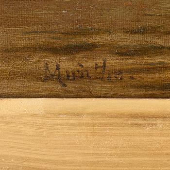 LUDWIG MUNTHE, olja på duk, sign.