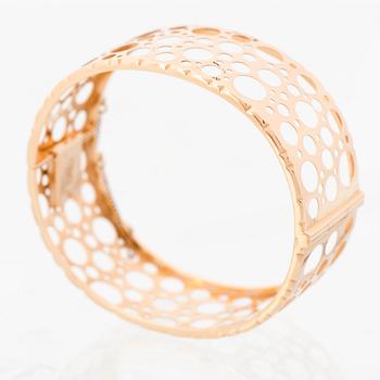LIISA VITALI BRACELET, 14K gold. Kultakeskus, Helsinki Finland 1972.