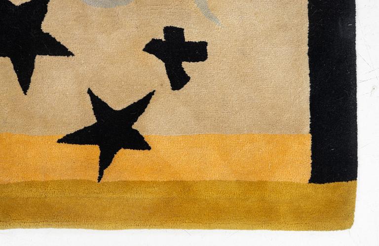 Rug, tufted, design attributed to Voldermar Boberman, 270 x 155 cm.