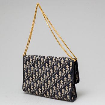 CHRISTIAN DIOR, clutch with chain.