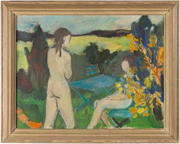 NILS NILSSON, oil on canvas.