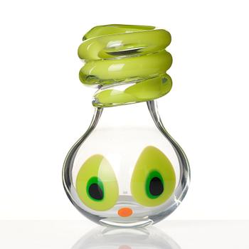 Frida Fjellman, Sculpture, "What's Up? Nothing Much", Kosta Boda, lim. ed 100.