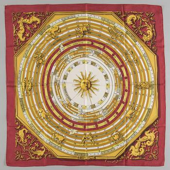 SCARF, Hermès, "Dies et Hores" (Astrology), issued 1963.