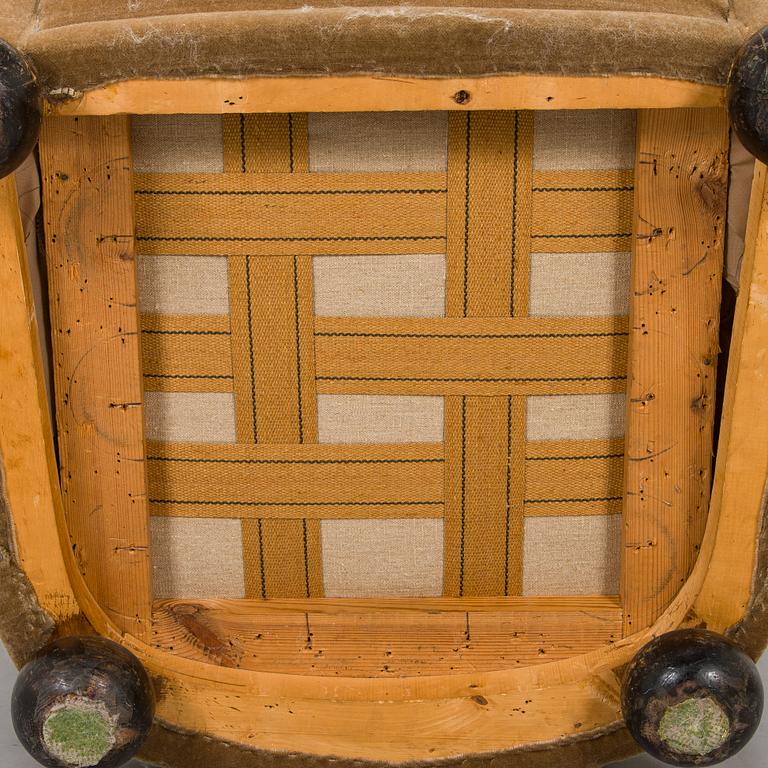 Märta Blomstedt, fåtölj, Aulanko-modellen. Formgiven 1939.