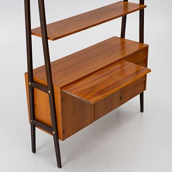 A teak bookshelf, 1960s.